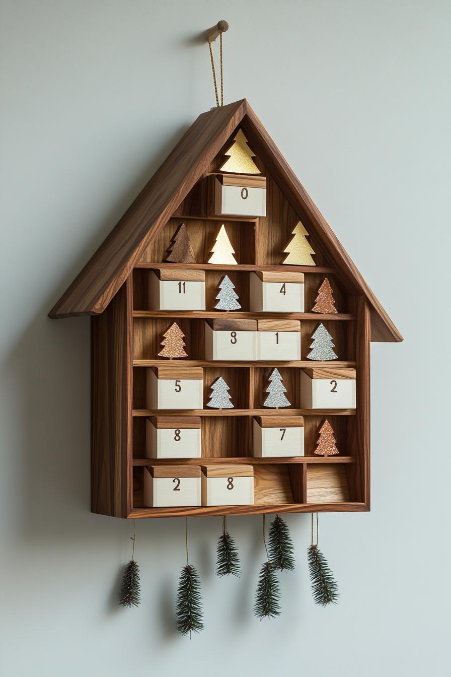 6. Countdown with Wooden Advent Drawers-1