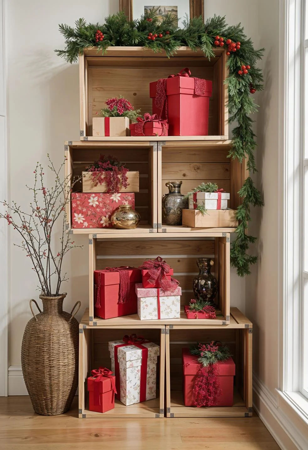 13. Creative Crate Christmas Decor Ideas-1