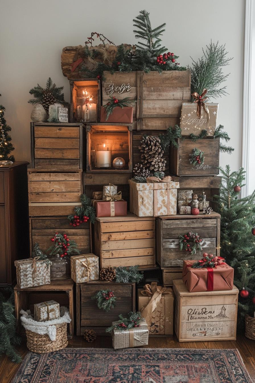 13. Creative Crate Christmas Decor Ideas-2