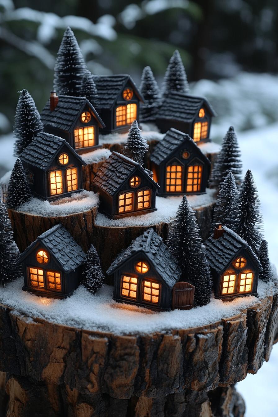 8. Dark Winter Villages Display-0