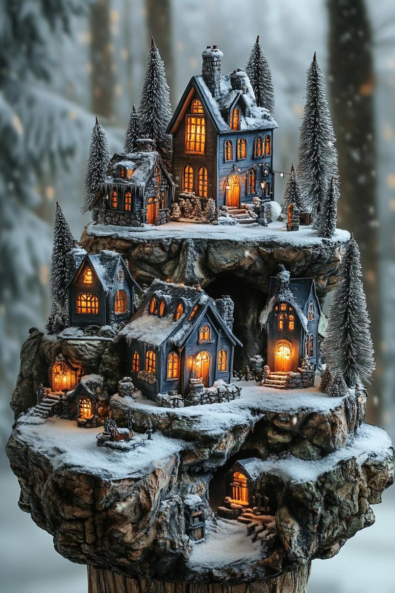 8. Dark Winter Villages Display-1