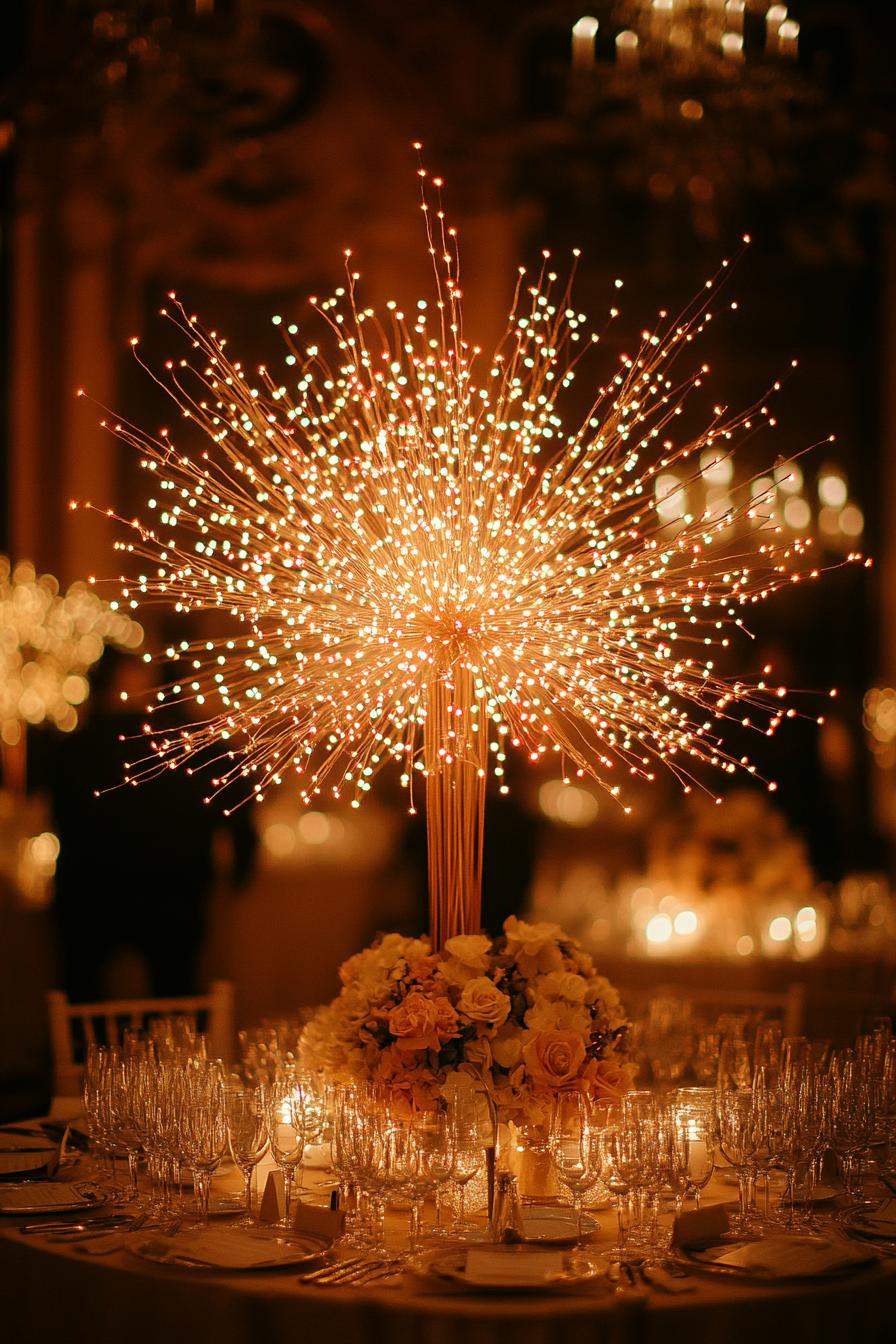 4. Dazzling LED Starburst Centerpiece Ideas-2