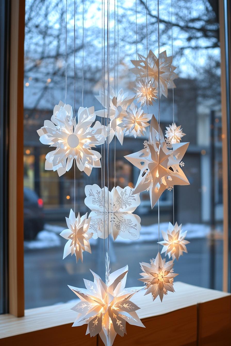 6. Diverse Indoor Snowflake Ceiling Decor-0