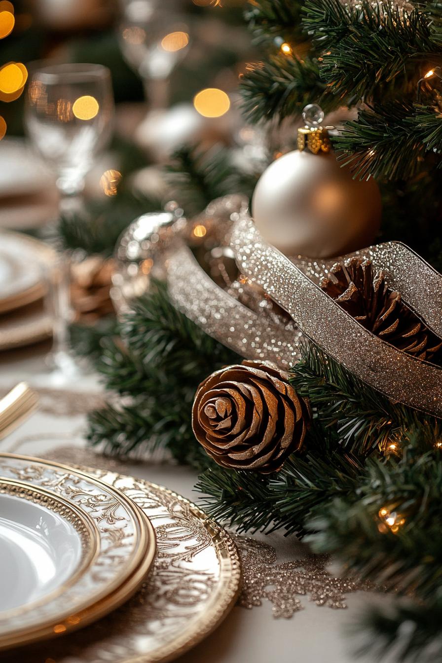 10. Elegant Holiday Dining Décor-1