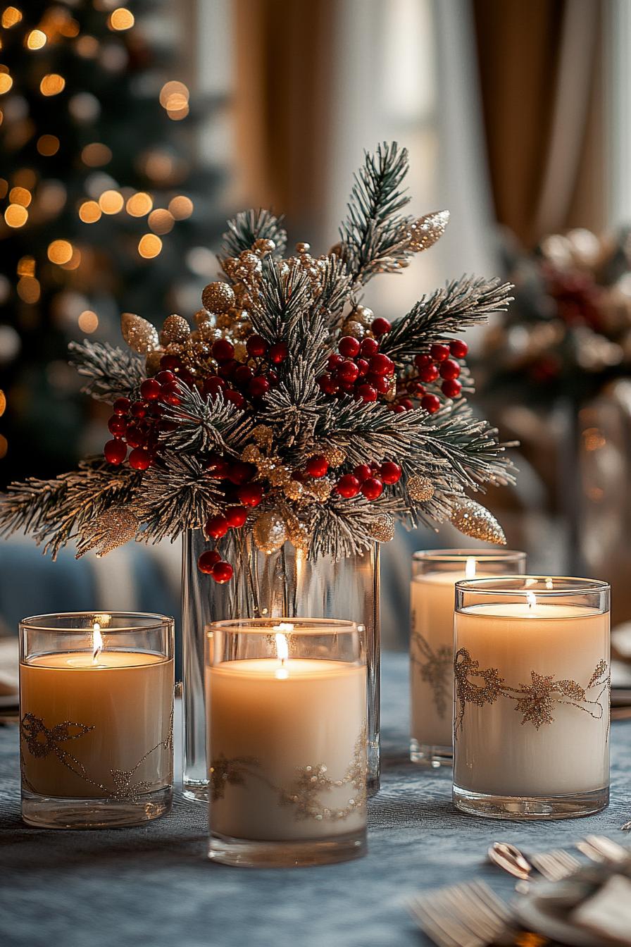 15. Elegant Holiday Table Centerpieces-1