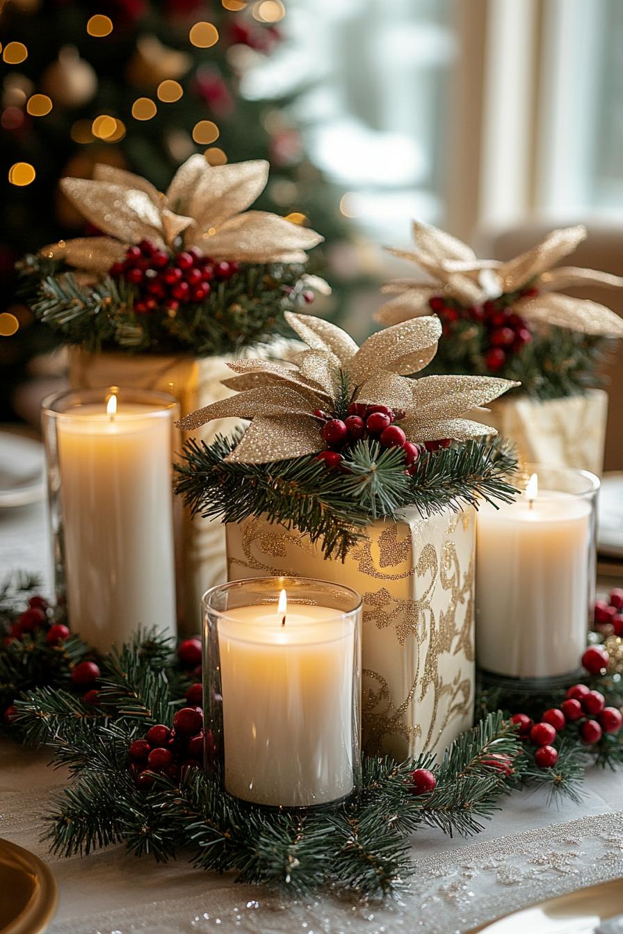 15. Elegant Holiday Table Centerpieces-2