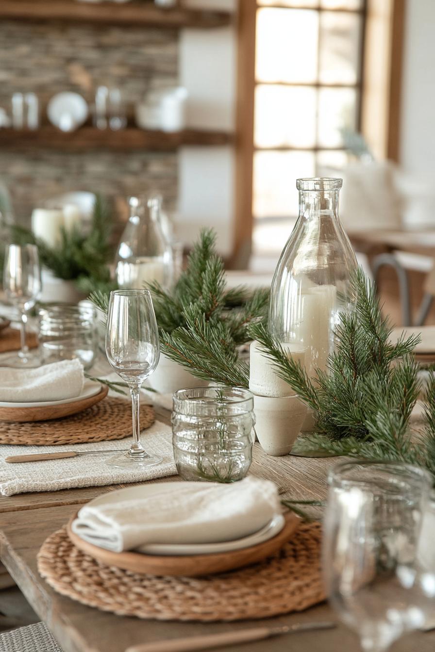 5. Elegant Pine Branch Centerpieces-0