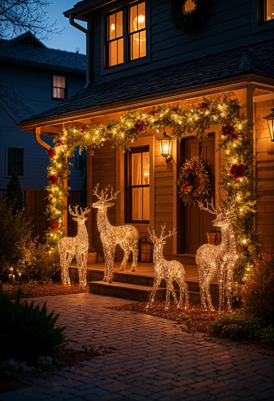 15. Enchanted Grapevine Deer Decor-0