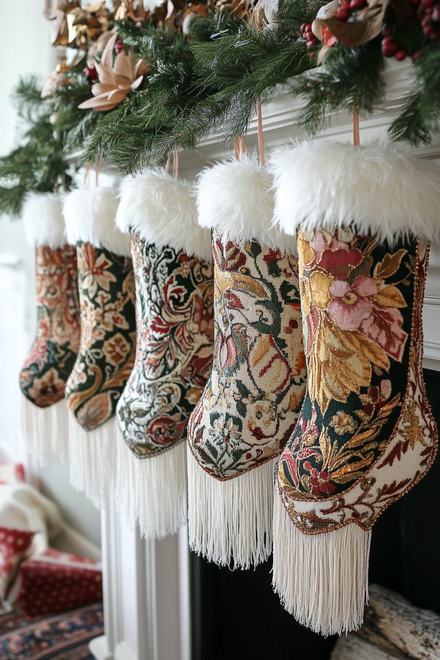 6. Feather Stockings for Boho Holidays-0