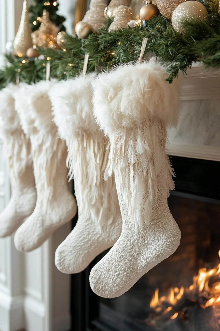6. Feather Stockings for Boho Holidays-1