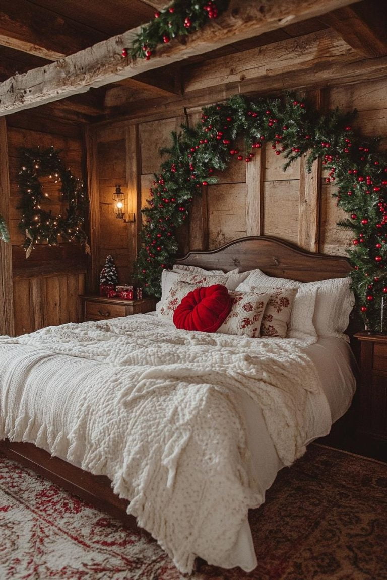 21 Super Cozy Christmas Bedroom Aesthetic Ideas - Lovely Harbor