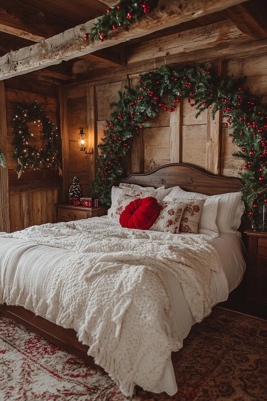 5. Festive Bedroom Garland Decor-1