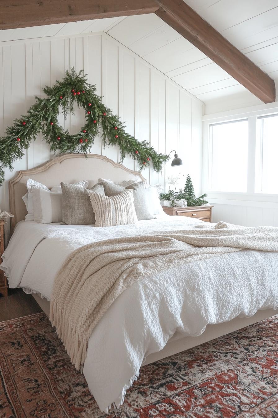 5. Festive Bedroom Garland Decor-2