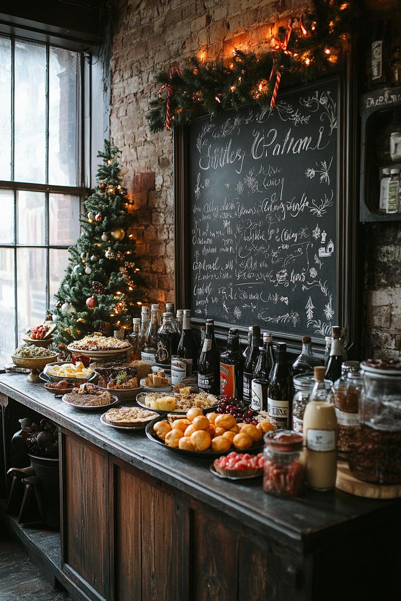 13. Festive Chalkboard Christmas Menu-1