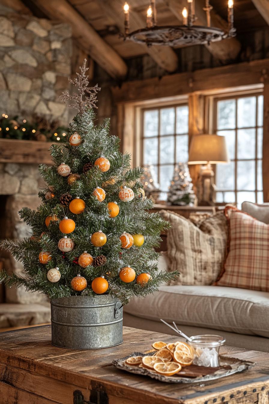 17. Festive Citrus Tabletop Tree Display-2