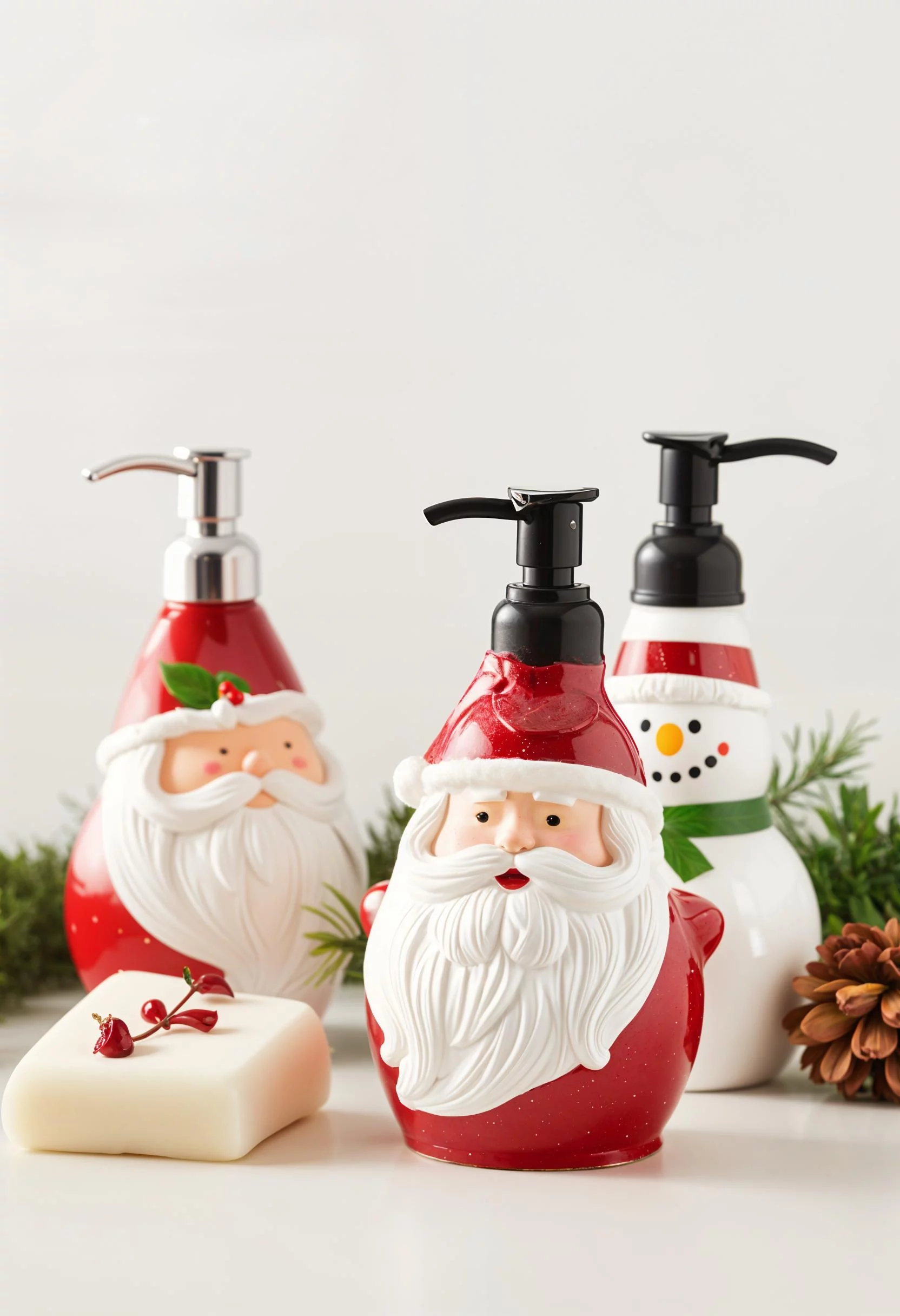 21 Gorgeous Kitchen Christmas Decor Ideas To Copy 70 16. Festive Dish Soap Dispensers-0