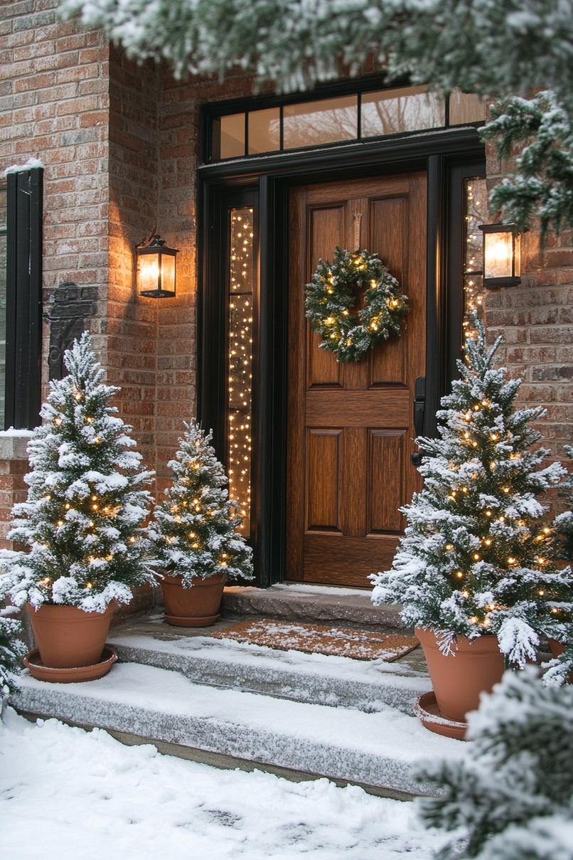 4. Festive Entryway Tree Groupings-0