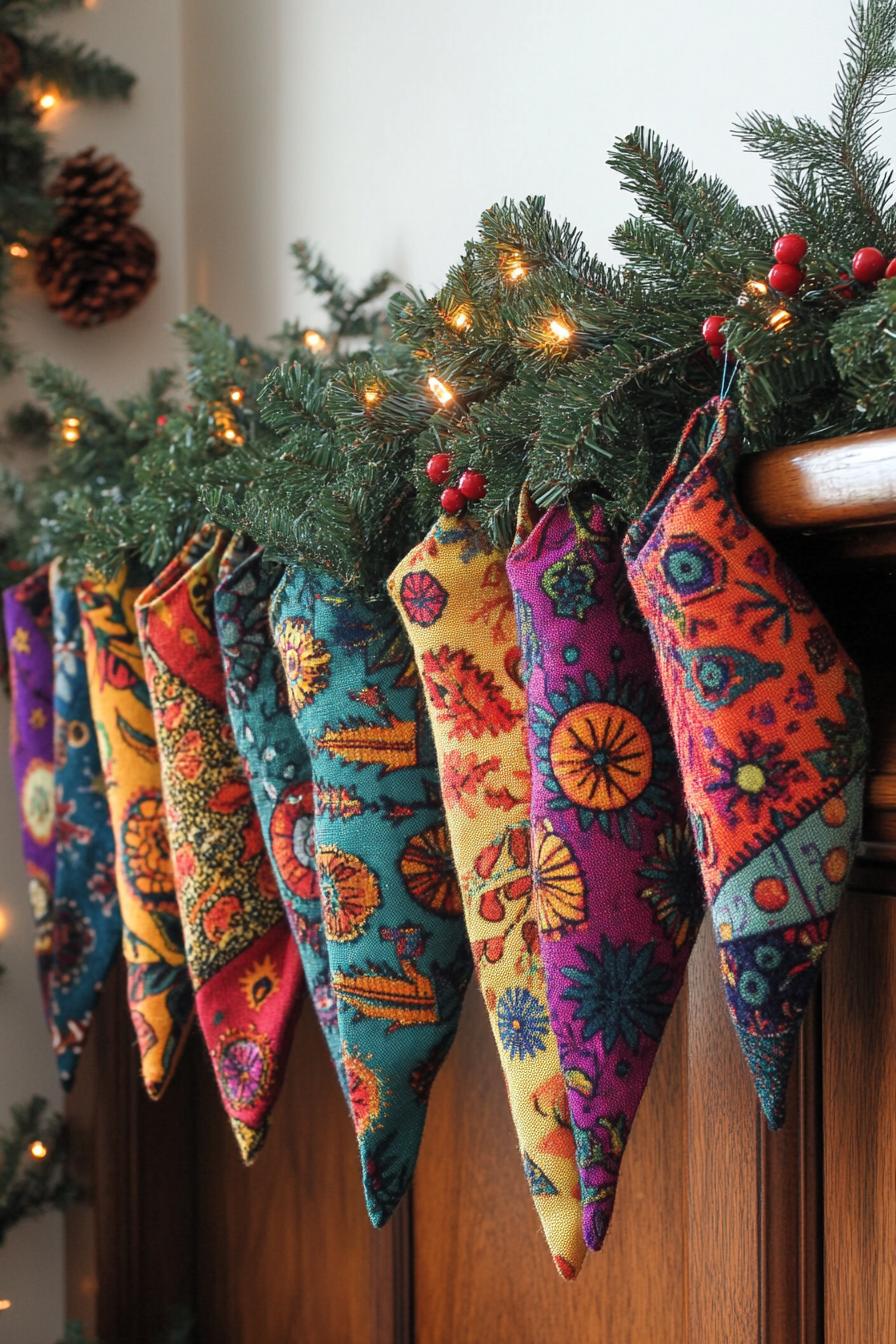 10. Festive Fabric Scrap Bunting-1