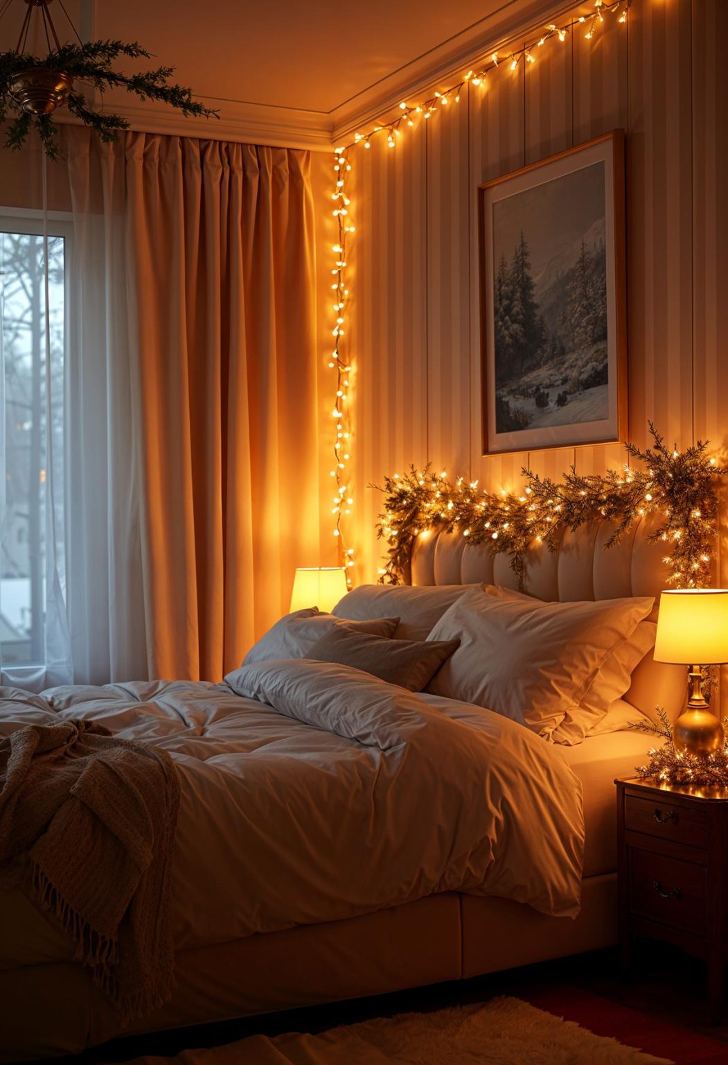 21 Super Cozy Christmas Bedroom Aesthetic Ideas - Lovely Harbor