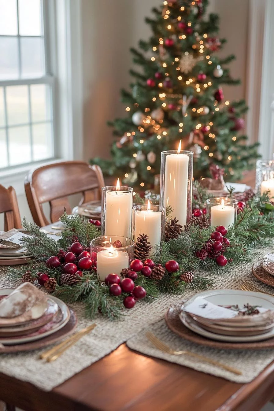 7. Festive Floating Candle Centerpieces-1