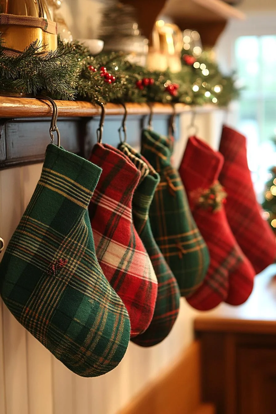 21 Gorgeous Kitchen Christmas Decor Ideas To Copy 78 18. Festive Kitchen Textiles Collection-1