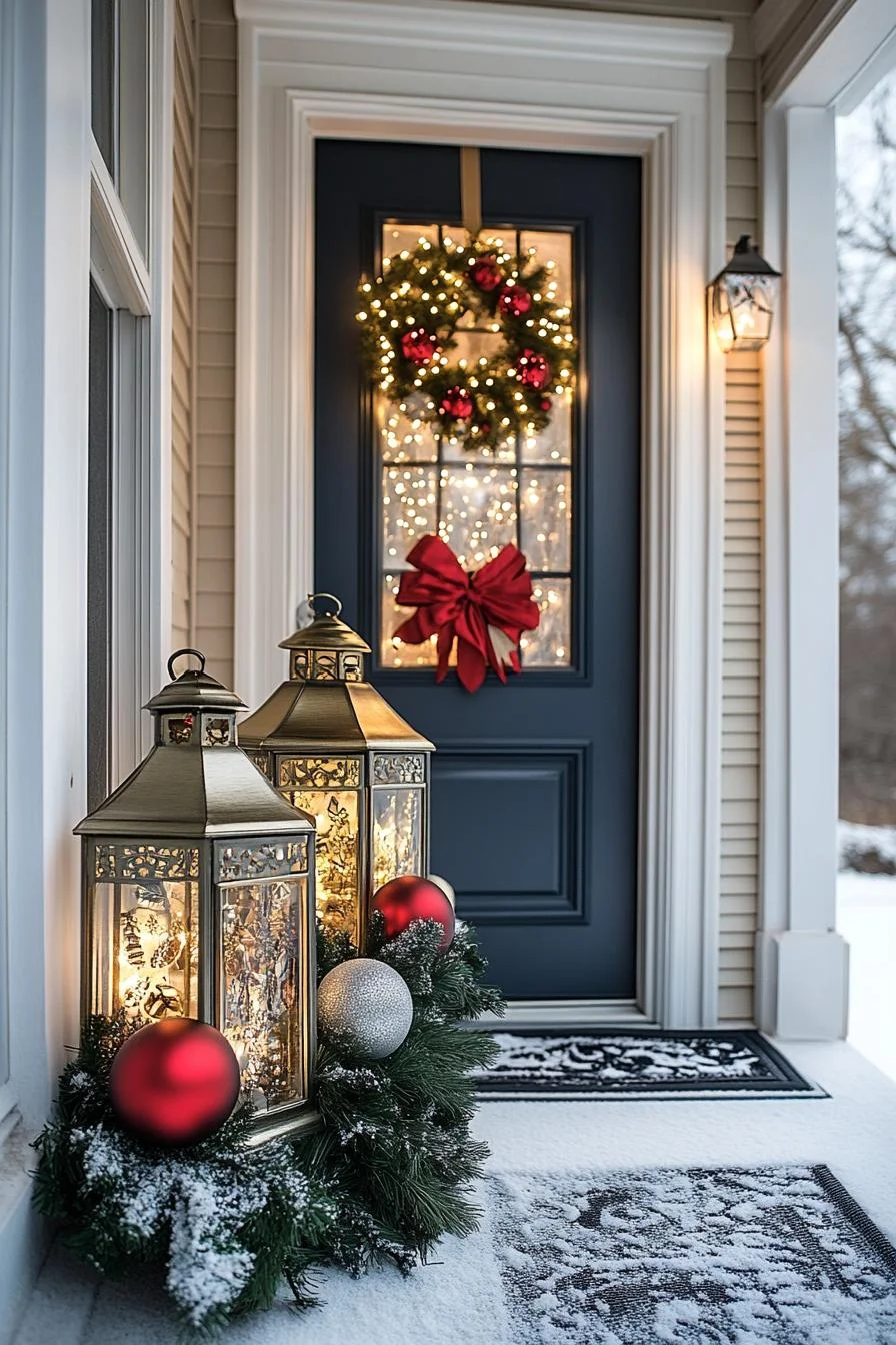18 Creative Outdoor Christmas Decor Ideas For 2025 42 8. Festive Lantern Decor Inspiration-0