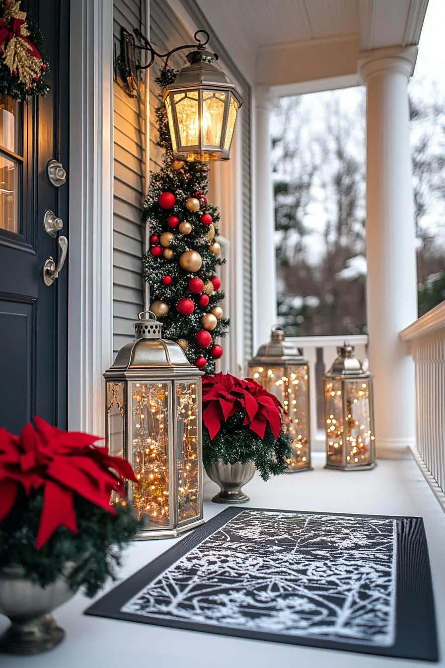18 Creative Outdoor Christmas Decor Ideas For 2025 43 8. Festive Lantern Decor Inspiration-1