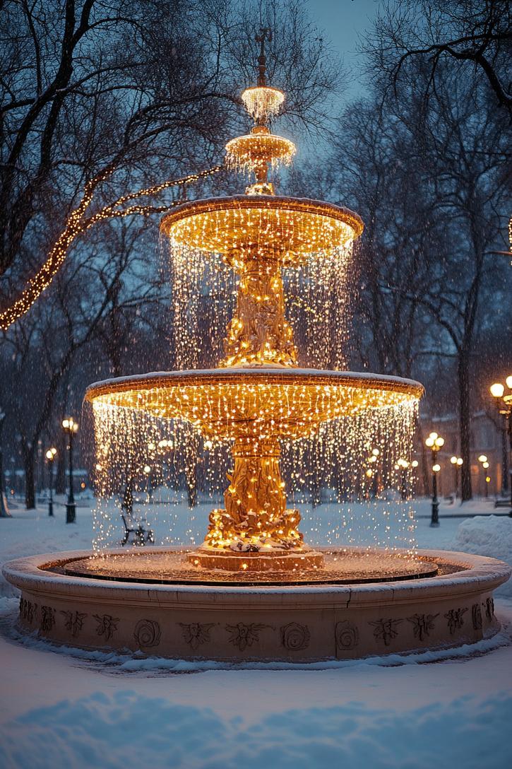 14. Festive Light Fountain Display-0