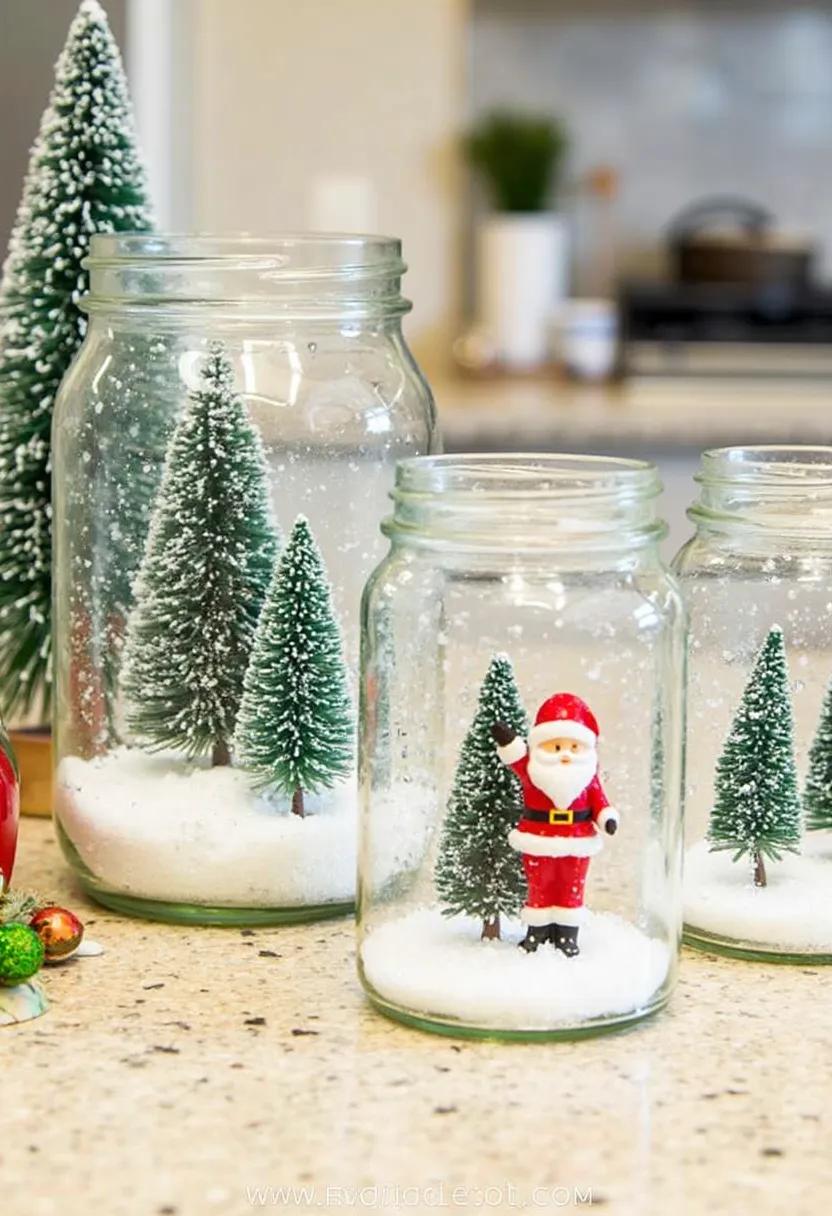 1. Festive Mason Jar Snow Globes-0