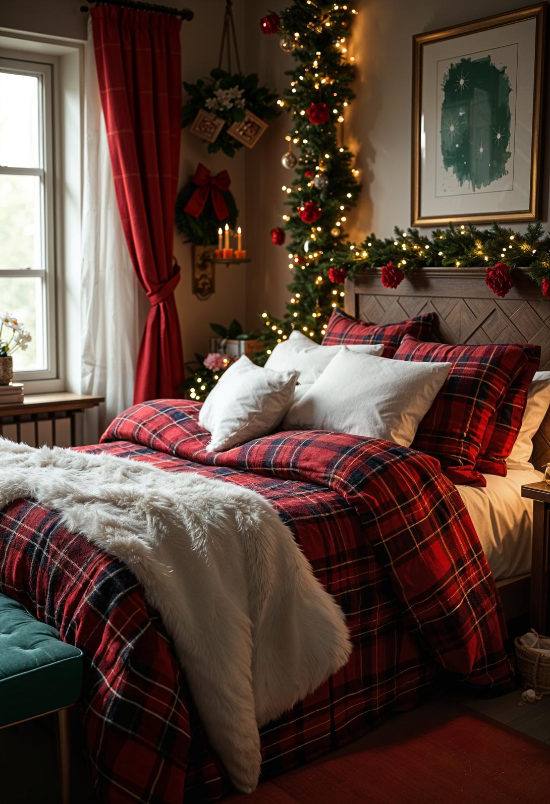 1. Festive Plaid Bedding Inspiration-0