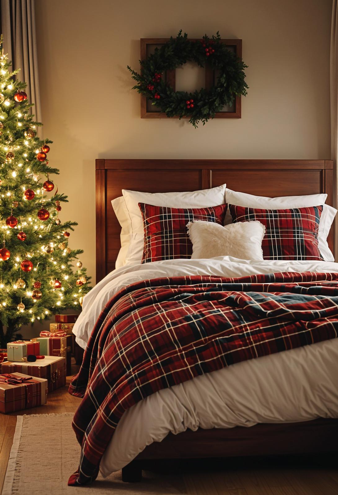 1. Festive Plaid Bedding Inspiration-1