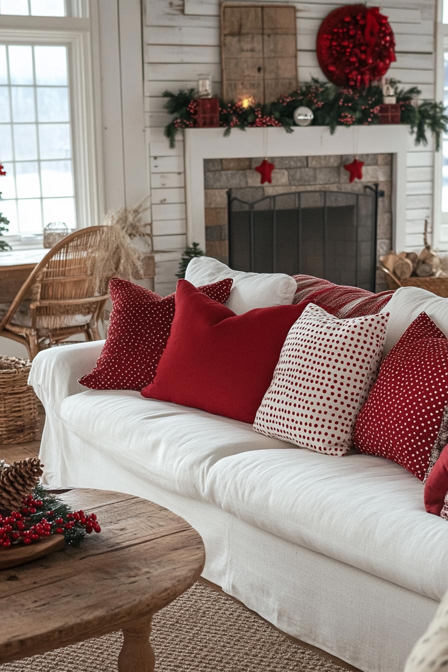 17. Festive Polka Dot Pillow Collection-1