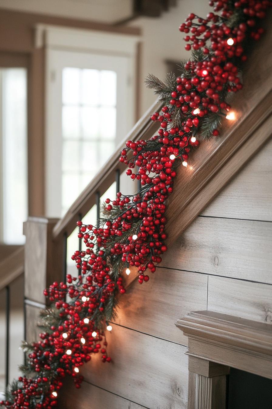 14. Festive Red & White Garland-1