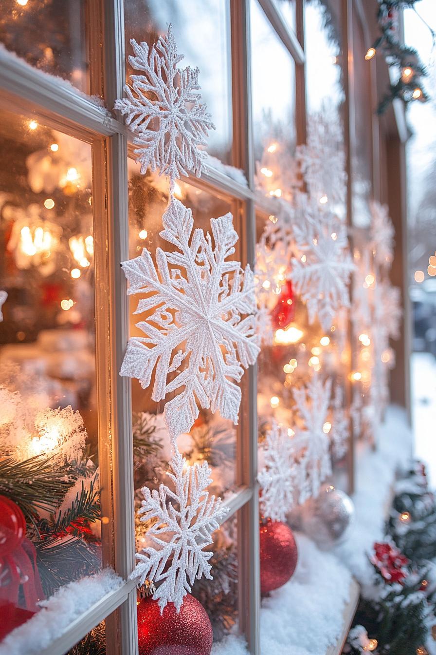 4. Festive Snowflake Window Decor Ideas-0