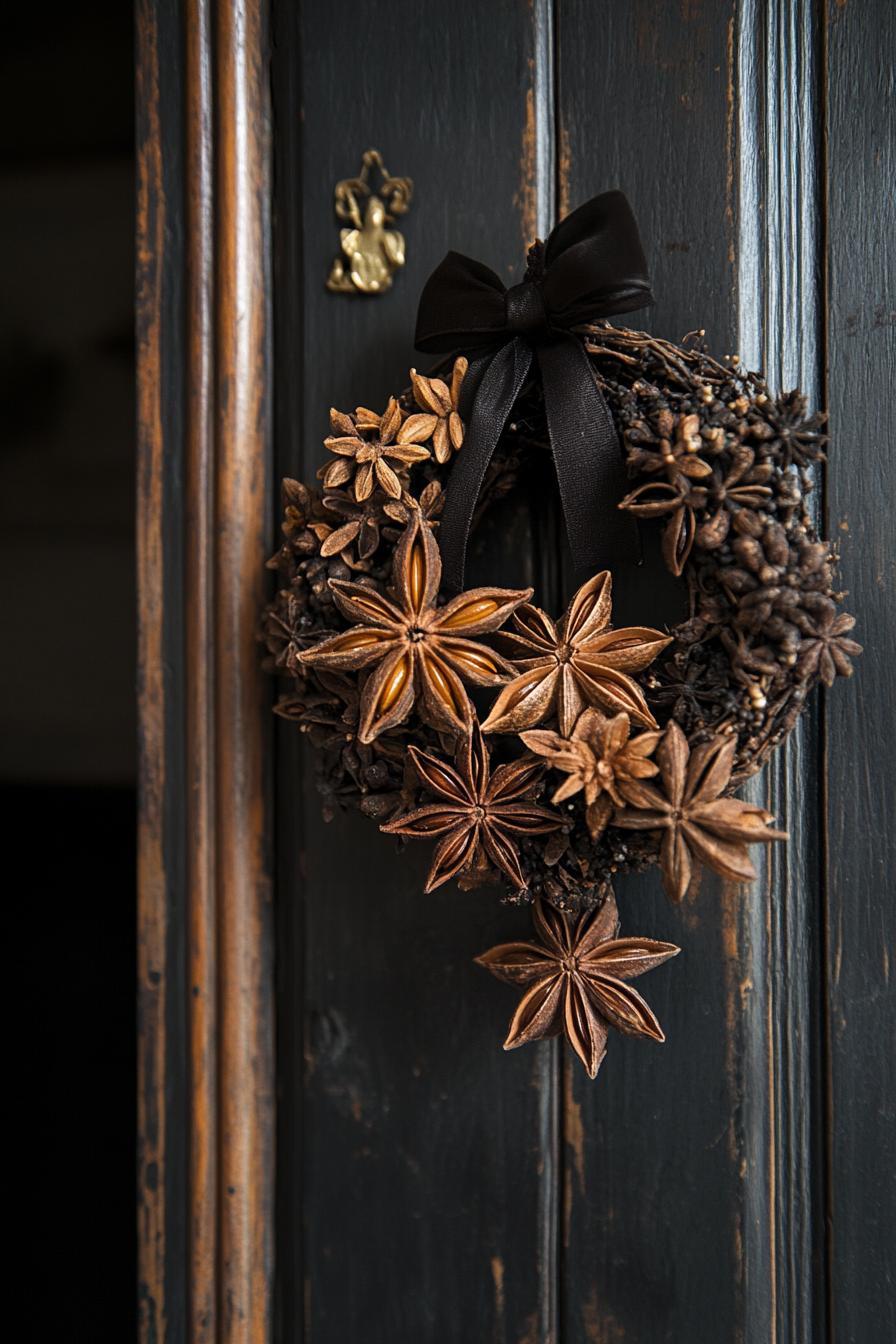 5. Festive Star Anise Wreath Decor-2