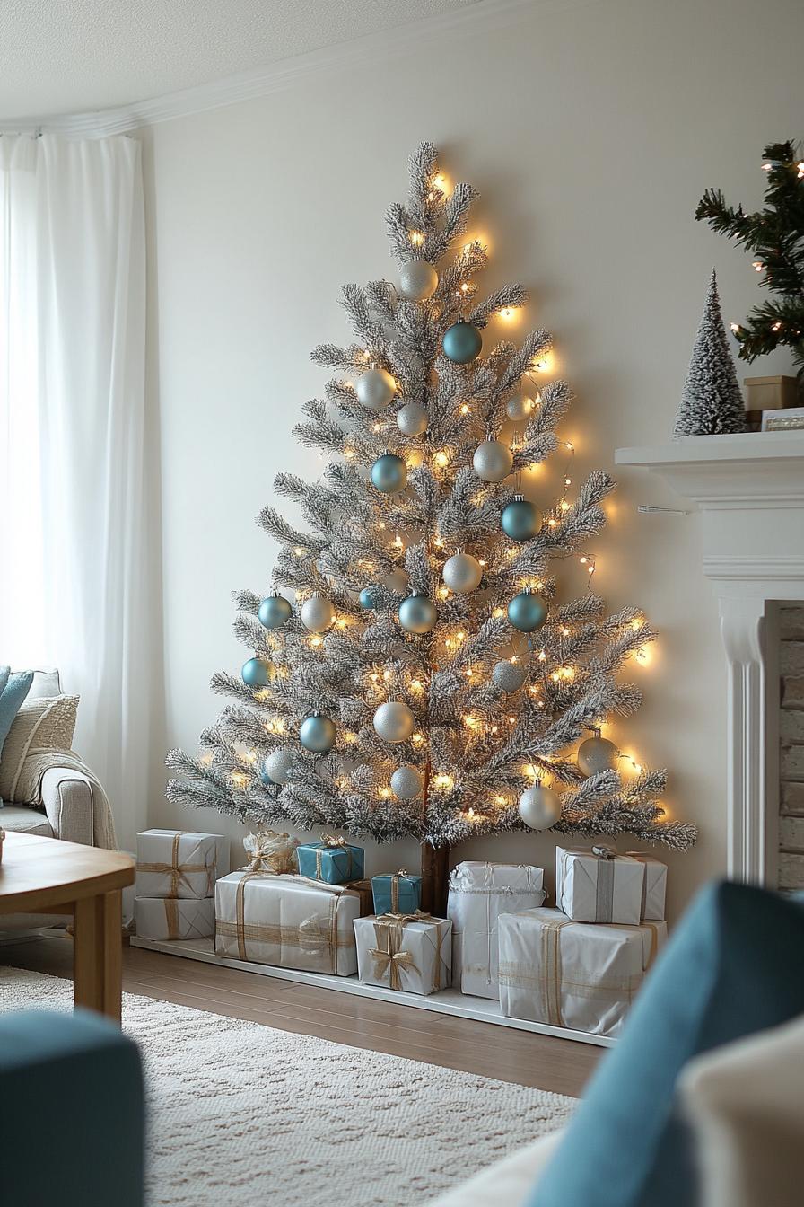 8. Festive String Light Tree Decor-1