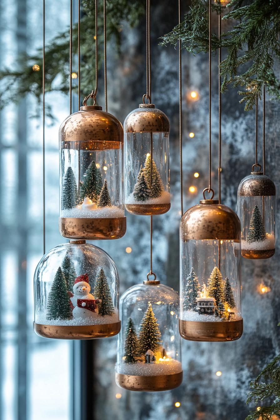 2. Festive Terrarium Ornaments: Glitzy Scenes-1