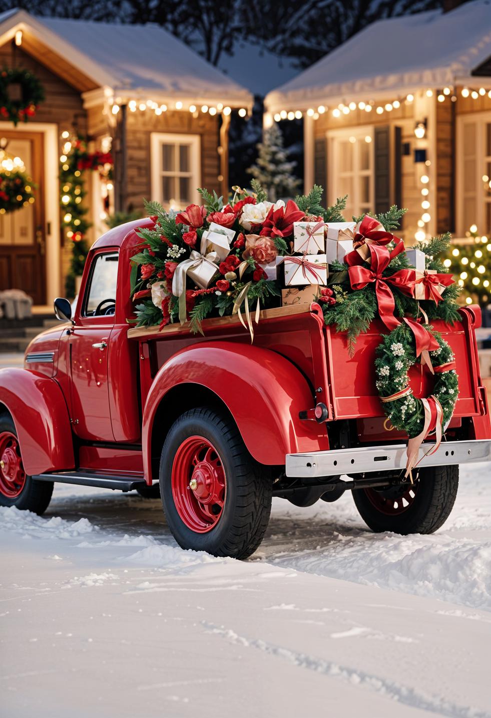 11. Festive Vintage Truck Display Inspiration-0