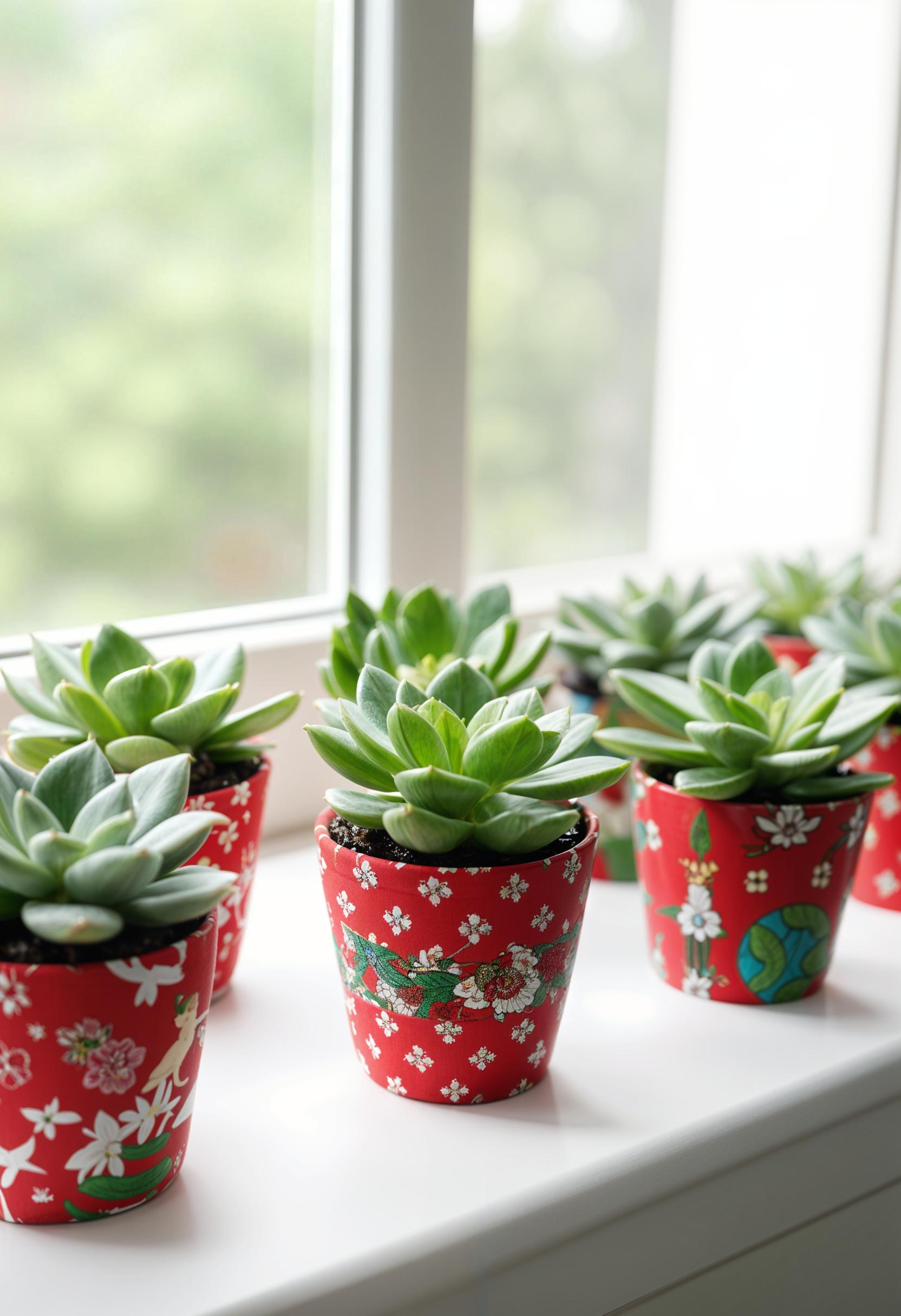 8. Festive Wrapped Succulents Section-1