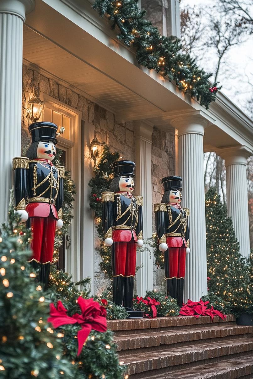 18. Giant Nutcracker Outdoor Ornaments-0