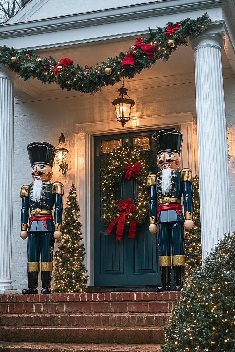 18. Giant Nutcracker Outdoor Ornaments-1