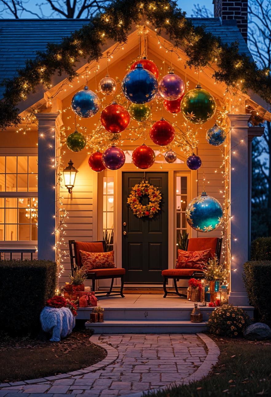 13. Giant Ornaments for Festive Porches-2