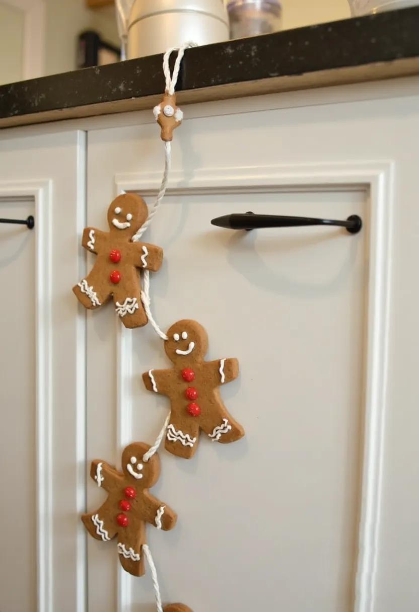 5. Gingerbread Garland Cabinet Decoration-1