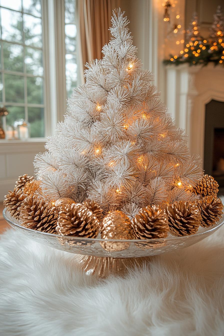 12. Golden Pinecone Decor Ideas-1