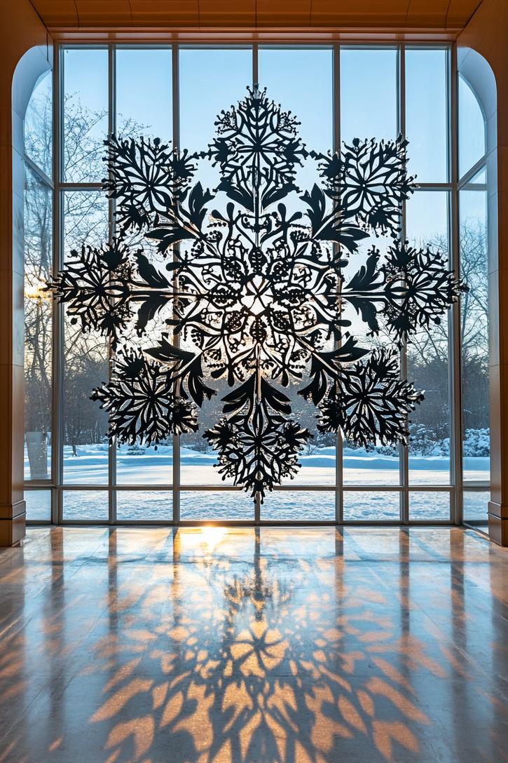 10. Intricate Black Cut-Out Snowflakes-1