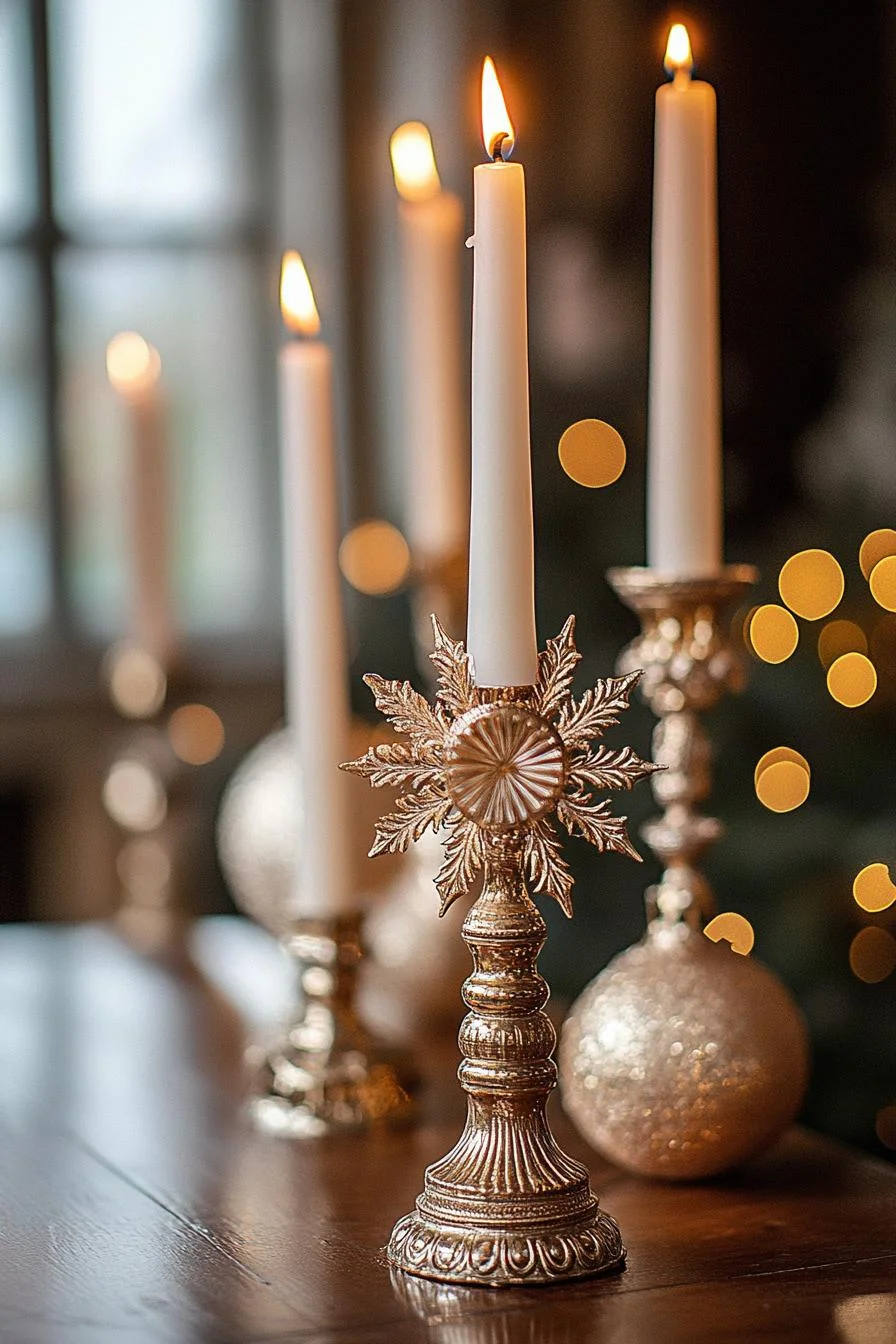 6. Luxe Candle Displays for Christmas-0