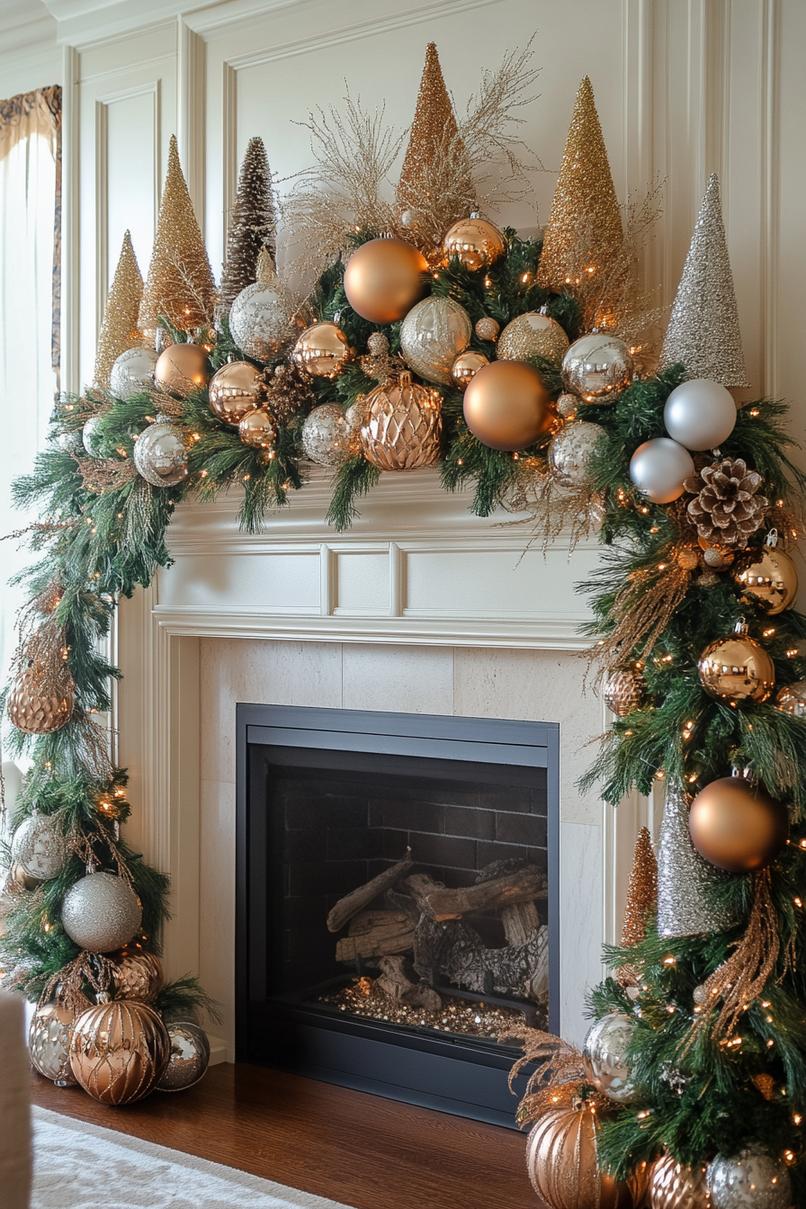 14. Metallic Mix for Christmas Mantle-3