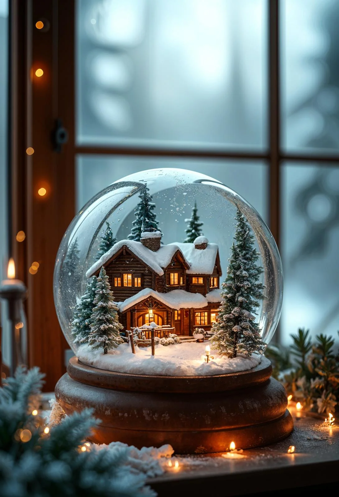 12. Mini Snow Globe Winter Decor-0