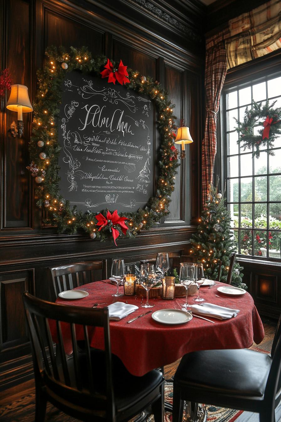 12. Monochromatic Holiday Chalkboard Displays-0