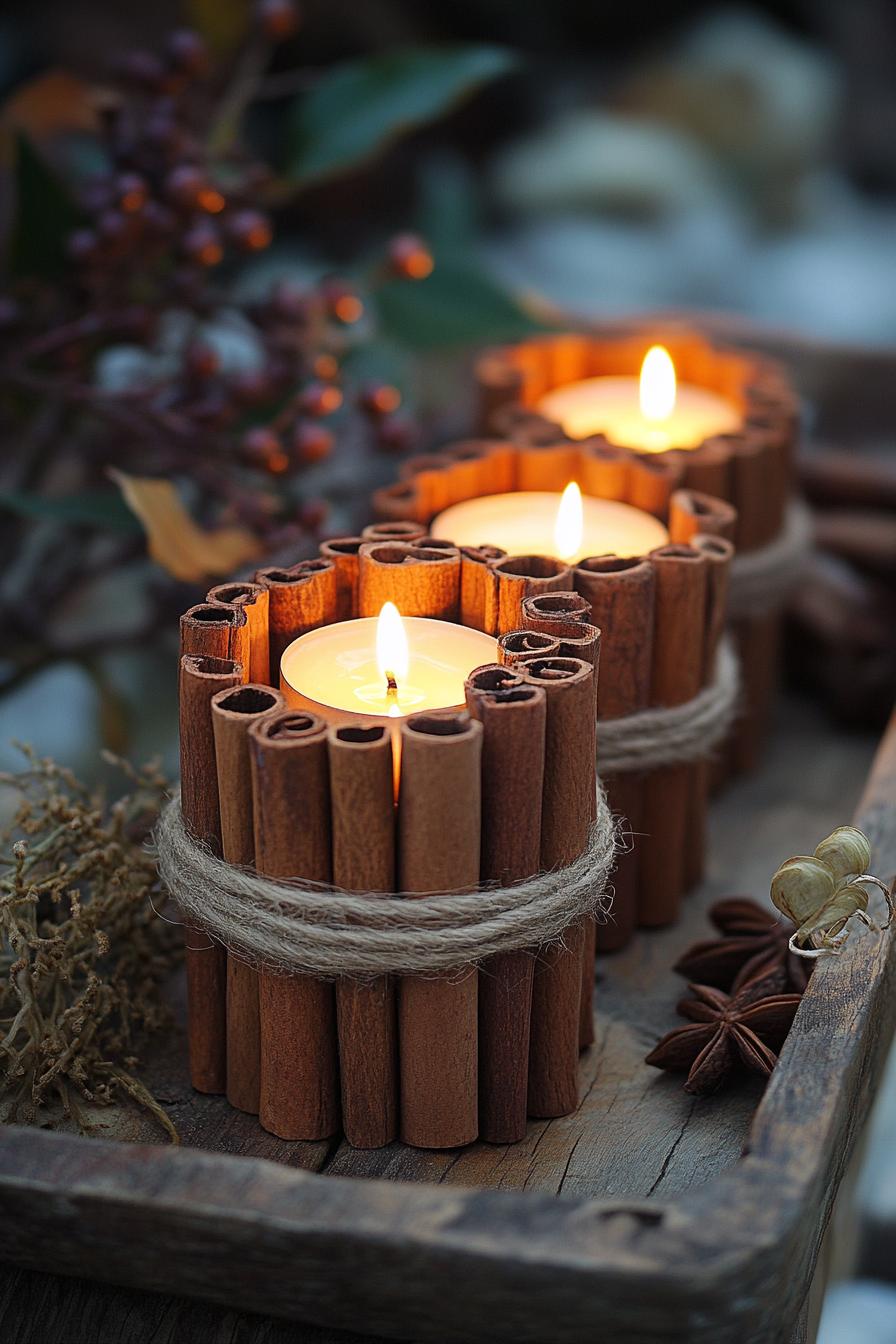 18. Rustic Cinnamon Stick Candle Wraps-0